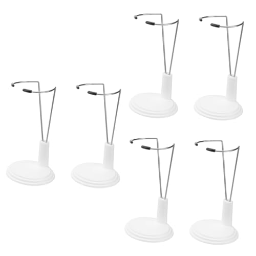 Milisten 6 Stück Puppenständer Weiß PVC Doll Stand Stabil Tragbar für Puppenaufbewahrung und Display Zuhause Geschäft Supermarkt Milisten 6 Stück Puppenständer Weiß PVC Doll Stand Stabil Tragbar für Puppenaufbewahrung und Display Zuhause Geschäft Supermarkt von Milisten
