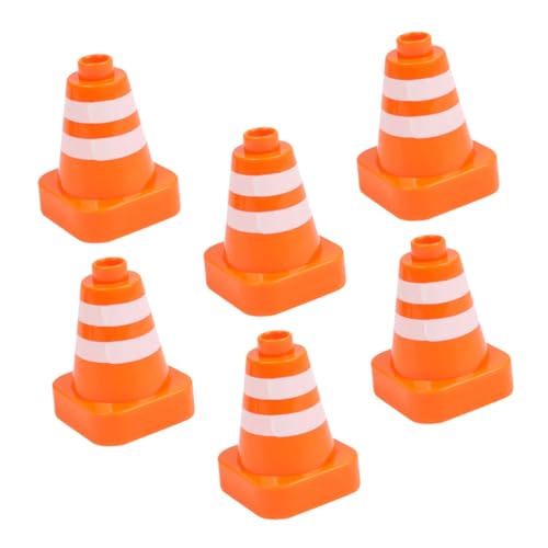 Milisten 6 Stück Roadblock Sandtischmodell orangefarbene Zapfen Orangefarbene Verkehrskegel Mini verkehrserziehung verkehrsschilder Toy car Simulation Verkehrszeichen Straßenkegel Abs Milisten 6 Stück Roadblock Sandtischmodell orangefarbene Zapfen Orangefarbene Verkehrskegel Mini verkehrserziehung verkehrsschilder Toy car Simulation Verkehrszeichen Straßenkegel Abs von Milisten