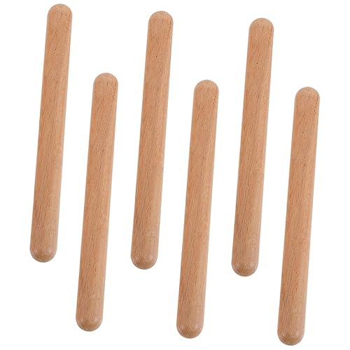 Milisten 6 Stück Schlaginstrumentenstab Musikinstrumente für Musikinstrumente für Vorschulkinder Schlaginstrumente für Drumsticks Unterrichtsinstrumente Holz Milisten 6 Stück Schlaginstrumentenstab Musikinstrumente für Musikinstrumente für Vorschulkinder Schlaginstrumente für Drumsticks Unterrichtsinstrumente Holz von Milisten