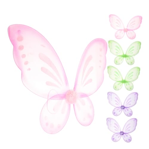 Milisten 6stücke Teiliges Schmetterlingsflügel Für Mädchen Fee Kostüm Requisite Für Halloween Und Cosplay Leichte Und Bequeme Flügel Milisten 6stücke Teiliges Schmetterlingsflügel Für Mädchen Fee Kostüm Requisite Für Halloween Und Cosplay Leichte Und Bequeme Flügel von Milisten