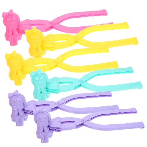 Milisten 6 Stück Schneeball -Clip - Clips draußen Pulver Schneeballhersteller Schneespielzeug Schneeklammer Schneeformspielzeug Schneeballmaschinen für Schnee-Kits Plastik Milisten 6 Stück Schneeball -Clip - Clips draußen Pulver Schneeballhersteller Schneespielzeug Schneeklammer Schneeformspielzeug Schneeballmaschinen für Schnee-Kits Plastik von Milisten