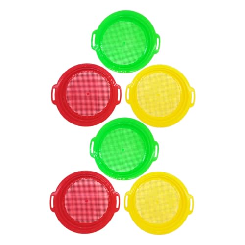 Milisten 6 Stück Strand Sandsieb Spiel Strand Sandsieb Sand Sichtpfanne Strand Sandspielzeug Für Draußen Kleines Strandspielzeug Kleiner Sandkasten Muschel Sichter Für Strand Milisten 6 Stück Strand Sandsieb Spiel Strand Sandsieb Sand Sichtpfanne Strand Sandspielzeug Für Draußen Kleines Strandspielzeug Kleiner Sandkasten Muschel Sichter Für Strand von Milisten