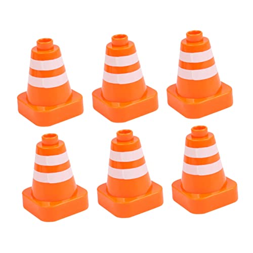 Milisten 6 Stück Straßenschild Barrikade Kleinkind Sicherheitskegel Mini Orangefarbene Zapfen Kinderverkehrssperrschilder Straßenspielzeug Verkehrszeichen Spiel Abs Milisten 6 Stück Straßenschild Barrikade Kleinkind Sicherheitskegel Mini Orangefarbene Zapfen Kinderverkehrssperrschilder Straßenspielzeug Verkehrszeichen Spiel Abs von Milisten