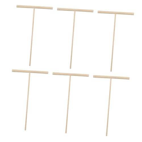 Milisten 6 Stück Teiliges Bambus Mini Rechen Langlebige Dekorative Zen Garten Rechen Kreative Sandtisch Accessoires für Schreibtisch Dekoration und Meditation von Milisten