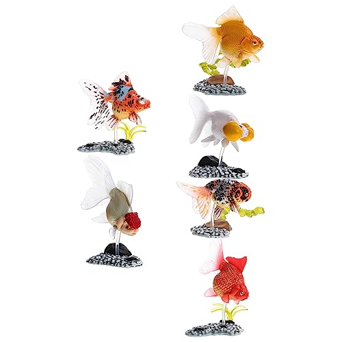 Milisten 6 Stück Teiliges Fischmodell aus Robustem PVC Niedliche Goldfischfiguren als Dekorative Kinderzimmer Deko und Lernspielzeug für Schreibtisch Spielerisch und Realistisch Gestaltet Milisten 6 Stück Teiliges Fischmodell aus Robustem PVC Niedliche Goldfischfiguren als Dekorative Kinderzimmer Deko und Lernspielzeug für Schreibtisch Spielerisch und Realistisch Gestaltet von Milisten