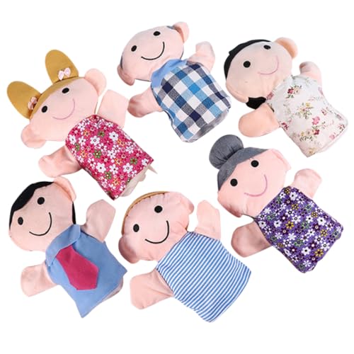 Milisten 6 Stück Teiliges Handpuppen für Leichte Kreative Figuren für Rollenspiele Fördert Vorstellungskraft und Kommunikation für Kindergarten Schule und Zuhause Milisten 6 Stück Teiliges Handpuppen für Leichte Kreative Figuren für Rollenspiele Fördert Vorstellungskraft und Kommunikation für Kindergarten Schule und Zuhause von Milisten