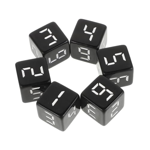 Milisten 6 Stück Teiliges Kompaktes Harz Zahlenwürfel Set für Brettspiele für Partys Numeralunterricht und Familienspaß Präzise Würfel für Unterhaltsame Spielerlebnisse Milisten 6 Stück Teiliges Kompaktes Harz Zahlenwürfel Set für Brettspiele für Partys Numeralunterricht und Familienspaß Präzise Würfel für Unterhaltsame Spielerlebnisse von Milisten