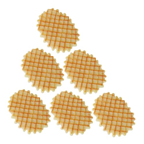 Milisten 6 Stück Teiliges Künstliche Waffeln PVC Dekoration Realistische Simulation Küchen und Restaurant Deko Vielseitige Verwendung Lebendige Präsentation Milisten 6 Stück Teiliges Künstliche Waffeln PVC Dekoration Realistische Simulation Küchen und Restaurant Deko Vielseitige Verwendung Lebendige Präsentation von Milisten