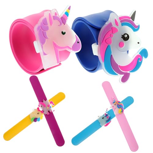 Milisten 6 Stück Teiliges Nachtleuchtendes Silikon Slap Armband Einhorn Party Dekorative Handgelenksbänder Frei Leicht und Robust Spaßiges Mitgebsel für Mädchen und Jungen Milisten 6 Stück Teiliges Nachtleuchtendes Silikon Slap Armband Einhorn Party Dekorative Handgelenksbänder Frei Leicht und Robust Spaßiges Mitgebsel für Mädchen und Jungen von Milisten