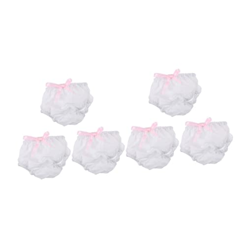 Milisten 6 Stück Teiliges Puppen Unterhosen aus Leichtem Shorts für Babypuppen Kindgerechtes für Rollenspiele Einfach Auszuziehen für Mädchen Milisten 6 Stück Teiliges Puppen Unterhosen aus Leichtem Shorts für Babypuppen Kindgerechtes für Rollenspiele Einfach Auszuziehen für Mädchen von Milisten