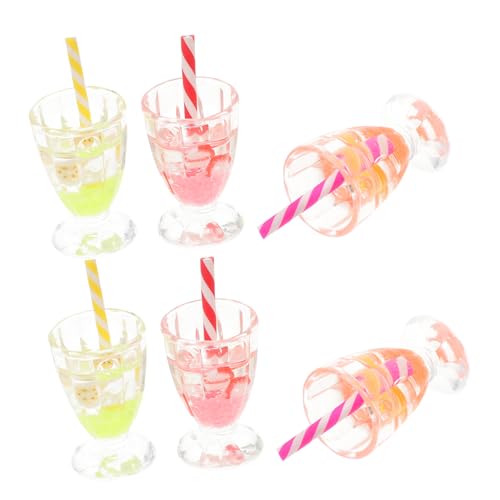 MILISTEN 6 Stück Teiliges Puppenhaus Nachtleuchtende Getränke Goblets Dekorationen Zubehör für Puppenhaus DIY Eisbecher Modell MILISTEN 6 Stück Teiliges Puppenhaus Nachtleuchtende Getränke Goblets Dekorationen Zubehör für Puppenhaus DIY Eisbecher Modell von Milisten