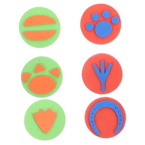 Milisten 6 Stück Teiliges Tiermotiv Stempelset aus Eva für Kreative und Zeichenwerkzeuge Fantasie für Bastelprojekte Farblich Sortierte Muster Zufällige Farbe Milisten 6 Stück Teiliges Tiermotiv Stempelset aus Eva für Kreative und Zeichenwerkzeuge Fantasie für Bastelprojekte Farblich Sortierte Muster Zufällige Farbe von Milisten