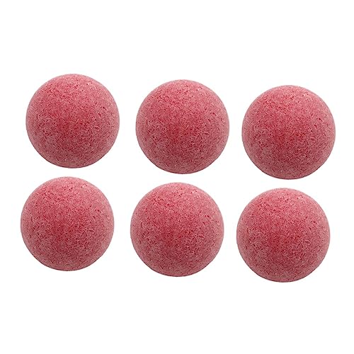 Milisten 6 Stück Tischfußball Party Spiel Fußball Design Ersatzball Matter Fußball Tischfussball rot Milisten 6 Stück Tischfußball Party Spiel Fußball Design Ersatzball Matter Fußball Tischfussball rot von Milisten