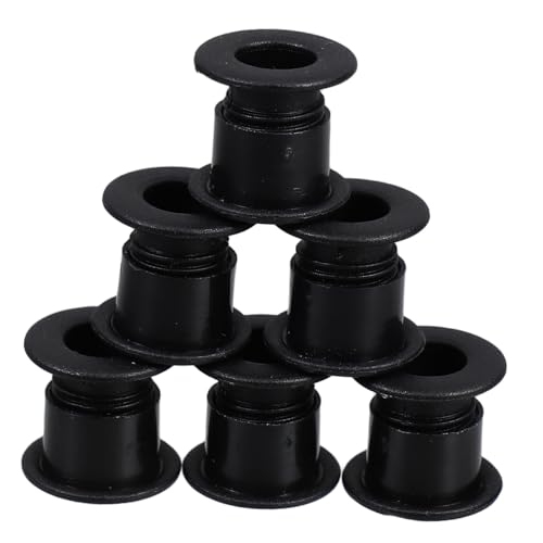 Milisten 6 Stück Tischfußballlager Zubehör für Kickertische Fußball-Tischdekoration PVC Schwarz von Milisten