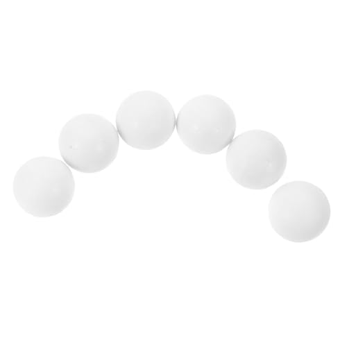 Milisten 6 Stück Tischkicker Ersatzbälle Weiß Mini Fußball Bälle für Indoor Fußballspiel Tischfußball Ersatzteile Erwachsene Milisten 6 Stück Tischkicker Ersatzbälle Weiß Mini Fußball Bälle für Indoor Fußballspiel Tischfußball Ersatzteile Erwachsene von Milisten