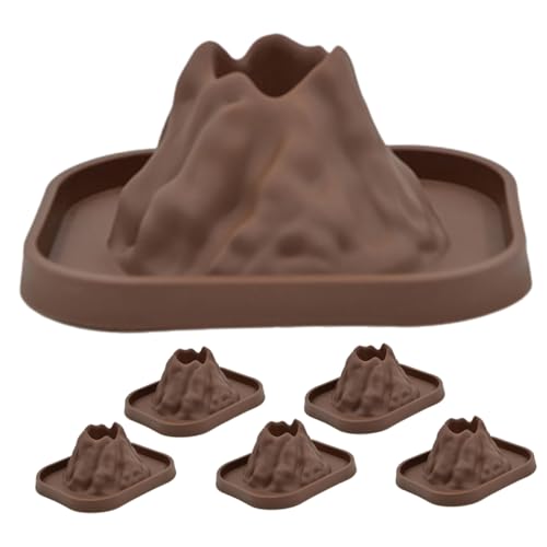 Milisten 6 Stück Vulkanformspielzeug Vulkan-bausatz Modell Für Vulkanexperimente DIY-Vulkan-Modelle Experimente Zu Vulkanausbrüchen Vulkanwissenschaftsstütze Plastik Coffee von Milisten