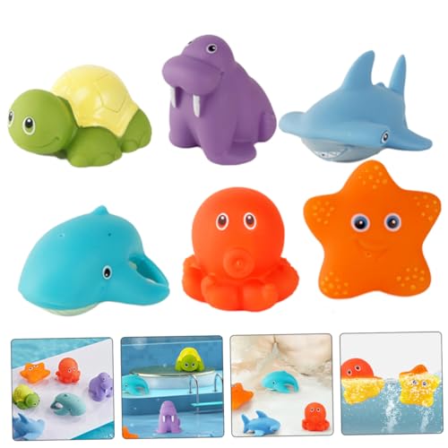 Milisten 6 Stück Wasserquartierspielzeug Poolspielzeug Für Für Die Babyparty Badespielzeug Für Cartoon - Kinderspielzeug Für Die Dusche Duschspielzeug Vinyl Milisten 6 Stück Wasserquartierspielzeug Poolspielzeug Für Für Die Babyparty Badespielzeug Für Cartoon - Kinderspielzeug Für Die Dusche Duschspielzeug Vinyl von Milisten