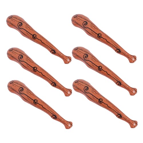 Milisten 6 Stück aufblasbarer Stock aufblasbares Fledermausspielzeug Zubehör für Baseball-Geburtstagsfeiern aufblasbares Zubehör Baseball-Ballons PVC Light Brown Milisten 6 Stück aufblasbarer Stock aufblasbares Fledermausspielzeug Zubehör für Baseball-Geburtstagsfeiern aufblasbares Zubehör Baseball-Ballons PVC Light Brown von Milisten