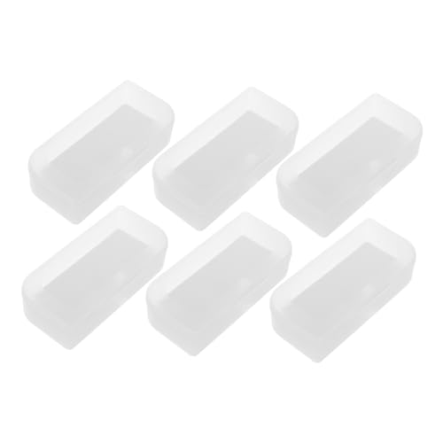 Milisten 6 Teilige Box Puppen Brillenetui Mini Sonnenbrillenhalter Brillenetui Für Puppen Miniatur Puppenhaus Zubehör Puppen Anziehzubehör Puppen Sonnenbrillenhalter Transparenter von Milisten