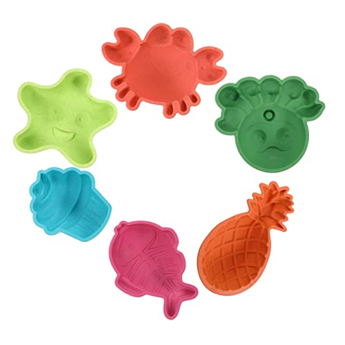 Milisten 6-Teiliges Set Sandbuddelspielzeug für Lernspielzeug für Strandspielzeug für Sandspielzeug für den Strand Strandspielzeug für Sand Zufällige Farbe von Milisten