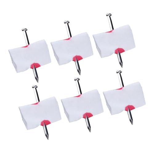 Milisten 6-teiliges Halloween-Trick-streichwerkzeug: Künstlicher Nagel durch Finger-Requisite, Plastiktuch, für Den Aprilscherz, Horrorstreiche, Gruselige Witze von Milisten