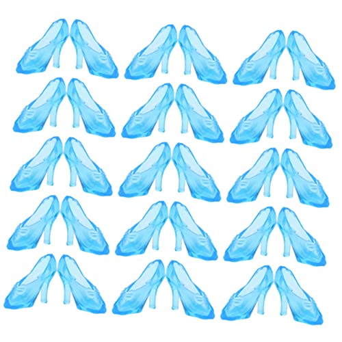 Milisten 60 Paare aus Glaspantoffeln Fersen hoch Miniaturen Mini-Puppenhauszubehör Miniatur-Schuhe Kristall-High-Heel- Mini-Kristallschuhe Plastik Blue Milisten 60 Paare aus Glaspantoffeln Fersen hoch Miniaturen Mini-Puppenhauszubehör Miniatur-Schuhe Kristall-High-Heel- Mini-Kristallschuhe Plastik Blue von Milisten