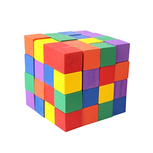 Milisten 60Stücke Holz Bausteine Für Kreative Frühe Bildung Intelligenzspielzeug Für Pädagogisches Für Gemeinsames Und Lernen Exquisite Und Sichere Verarbeitung Kompakt von Milisten