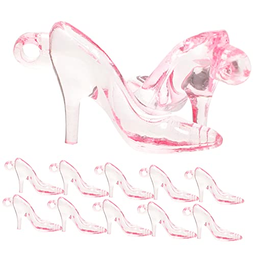 Milisten 62Stücke High Heels Schuhe Für Puppen Transparente Puppenhaus Accessoires Shower Und DIY Dekoration von Milisten