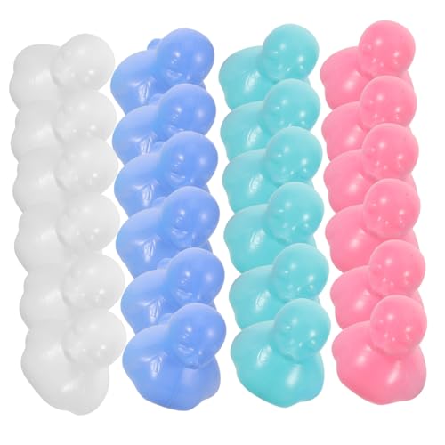 Milisten 64 Stück Teiliges Enten Ball Badspielzeug Bunte PE Kunststoffbälle Schwimmend Vielseitig für Ballbecken Badewanne Indoor Spiel Sicher und Langlebig Fördert Spielerisches Lernen von Milisten