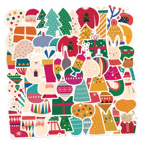 Milisten 64 Stück Teiliges Weihnachtsaufkleber mit Cartoon Motiven wasserdichte DIY Scrapbooking Sticker für Kalender Fotoalben Flaschen und Persönliche Dekoration zu Weihnachten Milisten 64 Stück Teiliges Weihnachtsaufkleber mit Cartoon Motiven wasserdichte DIY Scrapbooking Sticker für Kalender Fotoalben Flaschen und Persönliche Dekoration zu Weihnachten von Milisten