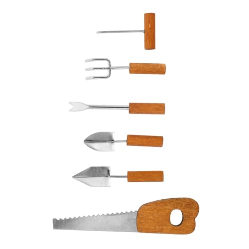 Milisten 6Er Set Simulierte landwirtschaftliche Werkzeuge Miniatur-Landschaftsdekoration Mini-Hausbausatz Miniatur-Bastelzubehör Bonsai-Ornament-Zubehör Gartendeko selber Machen Legierung Milisten 6Er Set Simulierte landwirtschaftliche Werkzeuge Miniatur-Landschaftsdekoration Mini-Hausbausatz Miniatur-Bastelzubehör Bonsai-Ornament-Zubehör Gartendeko selber Machen Legierung von Milisten