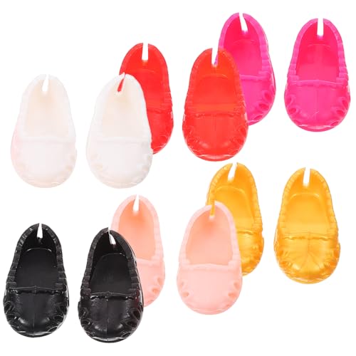 Milisten 6Paare Puppenschuhe Dekorationsschuhe für Puppen für Puppenkleidung und Puppenhaus Zubehör Süßes Design Milisten 6Paare Puppenschuhe Dekorationsschuhe für Puppen für Puppenkleidung und Puppenhaus Zubehör Süßes Design von Milisten