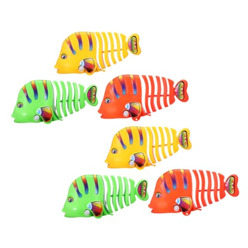 Milisten 6Stücke Aufzieh Badefisch Schwingende Cartoon Fische aus Robustem Kunststoff für Wasserspiele und Badespaß Fördert Feinmotorik und Beobachtungsfähigkeit Milisten 6Stücke Aufzieh Badefisch Schwingende Cartoon Fische aus Robustem Kunststoff für Wasserspiele und Badespaß Fördert Feinmotorik und Beobachtungsfähigkeit von Milisten