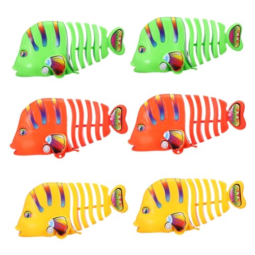 Milisten 6Stücke Aufzieh Fisch für Badewanne Lustiges Wasserspielzeug Schwingendes Cartoon Design Sicheres Material Fördert Kreativität und Motorik Milisten 6Stücke Aufzieh Fisch für Badewanne Lustiges Wasserspielzeug Schwingendes Cartoon Design Sicheres Material Fördert Kreativität und Motorik von Milisten
