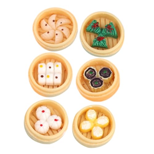 Milisten 6Stücke Dampfgargerät Teiliges Simulation Food für Puppenhaus und Tischdekoration Lebensechte Lebensmittel für Kreative Arrangements Milisten 6Stücke Dampfgargerät Teiliges Simulation Food für Puppenhaus und Tischdekoration Lebensechte Lebensmittel für Kreative Arrangements von Milisten