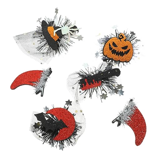 Milisten 6Stücke Halloween Haarspangen Einzigartige Haaraccessoires für Frauen Spinnen Kürbis und Fledermaus Designs Leicht und Bequem für Halloween Milisten 6Stücke Halloween Haarspangen Einzigartige Haaraccessoires für Frauen Spinnen Kürbis und Fledermaus Designs Leicht und Bequem für Halloween von Milisten