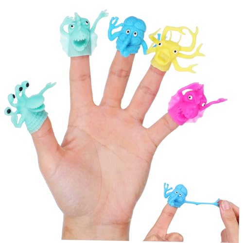 Milisten 6Stücke Handpuppen aus TPR für Beruhigende Fingerpuppen für Kreative Spielstunden zu Hause und Themenpartys Bildungsspielzeug mit Liebevollem Design Milisten 6Stücke Handpuppen aus TPR für Beruhigende Fingerpuppen für Kreative Spielstunden zu Hause und Themenpartys Bildungsspielzeug mit Liebevollem Design von Milisten