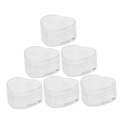 Milisten 6Stücke Herzförmige Mini Aufbewahrungsboxen aus Klar für Puppenhaus Dekoration Miniaturen und Süßigkeiten Platzsparend und Vielseitig Milisten 6Stücke Herzförmige Mini Aufbewahrungsboxen aus Klar für Puppenhaus Dekoration Miniaturen und Süßigkeiten Platzsparend und Vielseitig von Milisten