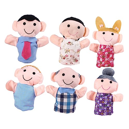 Milisten 6Stücke Kreative Handpuppen Für Geschmeidiges Handspielzeug Für Rollenspiele Pädagogisches Puppenspielzeug Für Jungen von Milisten