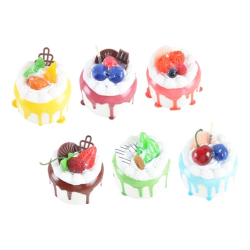 Milisten 6Stücke Künstliche Kuchen Modelle Realistische Fake Cakes Für Fensterdekoration Hochzeitsfeier Fotorequisiten PU Material Exquisite Verarbeitung Für Party Milisten 6Stücke Künstliche Kuchen Modelle Realistische Fake Cakes Für Fensterdekoration Hochzeitsfeier Fotorequisiten PU Material Exquisite Verarbeitung Für Party von Milisten