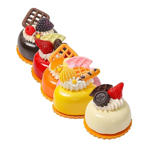 Milisten 6Stücke Künstlicher Kuchen Realistische Fake Desserts für Kuchendekoration Fotografie und Haushaltsverschönerung Simulationskuchen für Geburtstagsfeiern und Präsentationen Milisten 6Stücke Künstlicher Kuchen Realistische Fake Desserts für Kuchendekoration Fotografie und Haushaltsverschönerung Simulationskuchen für Geburtstagsfeiern und Präsentationen von Milisten