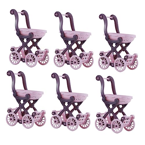 Milisten 6Stücke Mini Einkaufswagen Spielzeugset Puppenmöbel für Deko und Kreative Spielszenen für Puppenliebhaber Milisten 6Stücke Mini Einkaufswagen Spielzeugset Puppenmöbel für Deko und Kreative Spielszenen für Puppenliebhaber von Milisten