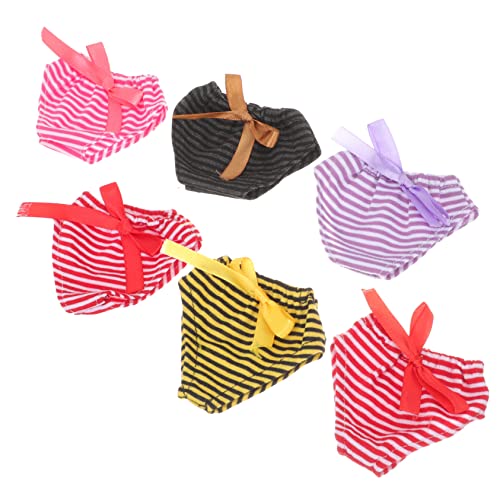 Milisten 6 Stück Puppenunterwäsche für Mädchen Elastische Kleiner Puppenkleidung Wiederverwendbare für Puppen für Rollenspiele und Kreative Erziehung Milisten 6 Stück Puppenunterwäsche für Mädchen Elastische Kleiner Puppenkleidung Wiederverwendbare für Puppen für Rollenspiele und Kreative Erziehung von Milisten