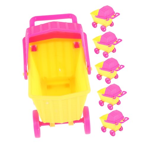 Milisten 6Stücke Miniatur Puppenwagen Teiliges mit Lebensmitteldesign Hochdetailliertes für Kreatives Rollenspiel und Einkaufserlebnis für Puppenhäuser Milisten 6Stücke Miniatur Puppenwagen Teiliges mit Lebensmitteldesign Hochdetailliertes für Kreatives Rollenspiel und Einkaufserlebnis für Puppenhäuser von Milisten