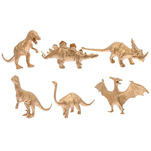Milisten 6Stücke Realistische Dinosaurier Spielzeugfiguren Goldene Dinosaurier Modelle Für Kinderzimmer Deko Und Lernspielzeug Für Kreative Spiele Für Jungen Milisten 6Stücke Realistische Dinosaurier Spielzeugfiguren Goldene Dinosaurier Modelle Für Kinderzimmer Deko Und Lernspielzeug Für Kreative Spiele Für Jungen von Milisten