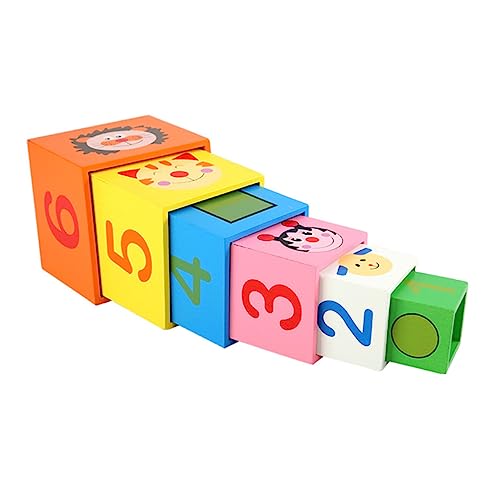 Milisten 6Stücke Teiliges Interaktives Stapelspielzeug für Eltern und Kognitives Feinmotorik und Selbstentdeckung für Kleinkinder und Junge Mädchen für Frühes Lernen Milisten 6Stücke Teiliges Interaktives Stapelspielzeug für Eltern und Kognitives Feinmotorik und Selbstentdeckung für Kleinkinder und Junge Mädchen für Frühes Lernen von Milisten