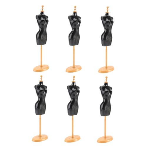 Milisten 6Stücke Teiliges Puppenkleidungsständer aus Hochwertigem für Präsentation von Puppenkleidern und Kunsthandwerksprojekte Figurenformmodell für Puppen von Milisten