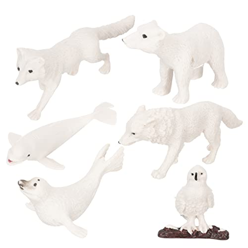 Milisten 6Stücke Teiliges Tierfiguren für Lustige und Lehrreiche Tiermodelle für Kreatives und Dekoration im Kinderzimmer für Kleine Milisten 6Stücke Teiliges Tierfiguren für Lustige und Lehrreiche Tiermodelle für Kreatives und Dekoration im Kinderzimmer für Kleine von Milisten