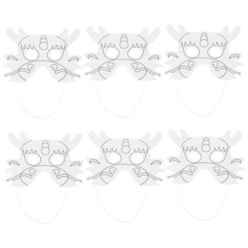 Milisten 6Stücke Unbemalte Papiermasken Zum Basteln Leere DIY Maske Für Kreativität Fördern Für Geburtstagsfeiern Karneval Cosplay Und Kreative Projekte Milisten 6Stücke Unbemalte Papiermasken Zum Basteln Leere DIY Maske Für Kreativität Fördern Für Geburtstagsfeiern Karneval Cosplay Und Kreative Projekte von Milisten
