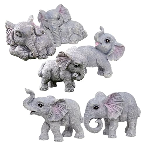 Milisten 6stücke Teiliges Miniatur Figuren Niedliche Tierornamente Für Desktop Blumenpotte Und Garten-deko Für Mikrolandschaften Milisten 6stücke Teiliges Miniatur Figuren Niedliche Tierornamente Für Desktop Blumenpotte Und Garten-deko Für Mikrolandschaften von Milisten